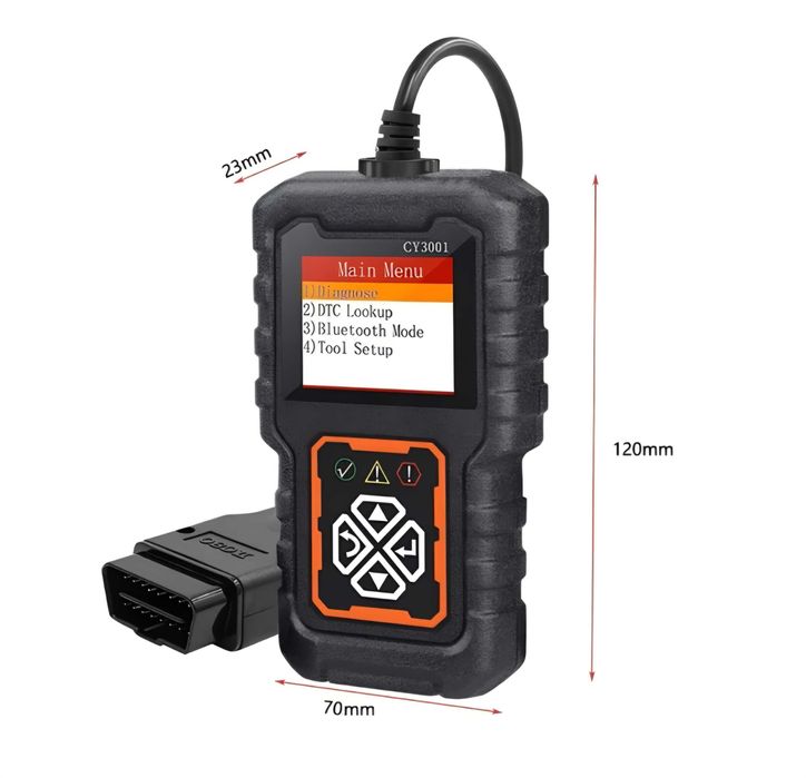 Skaner diagnostyczny OBD2 uniwersalny tester kasowanie błędów CY3001