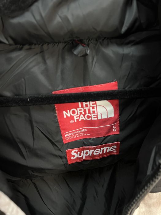 Куртка Supreme x The North Face Nuptse Paper-Print