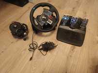 Kierownica Logitech G29+skrzynia biegów
