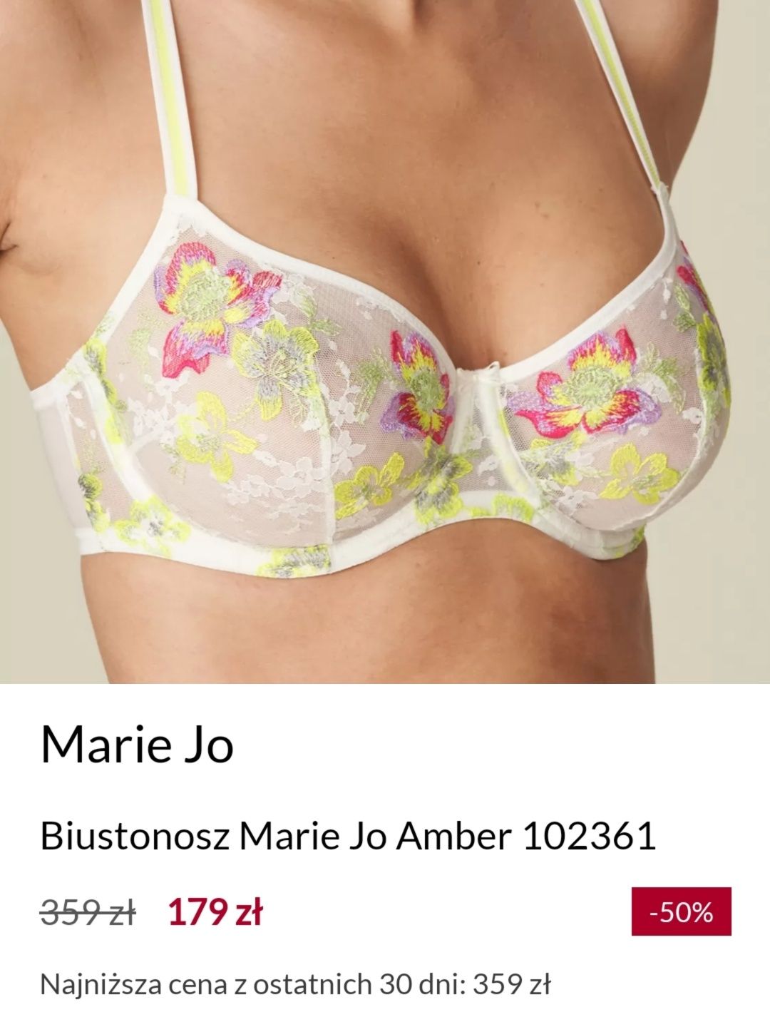 Jak nowy 70E Biustonosz Marie Jo Amber 102361