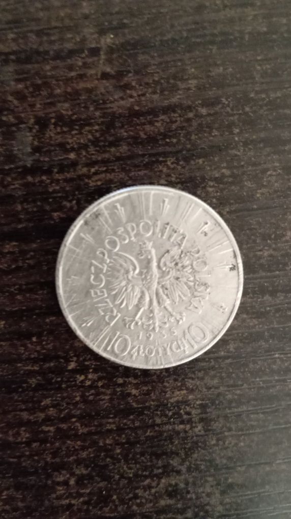 Moneta srebrna nomina 10 zł z 1935 r