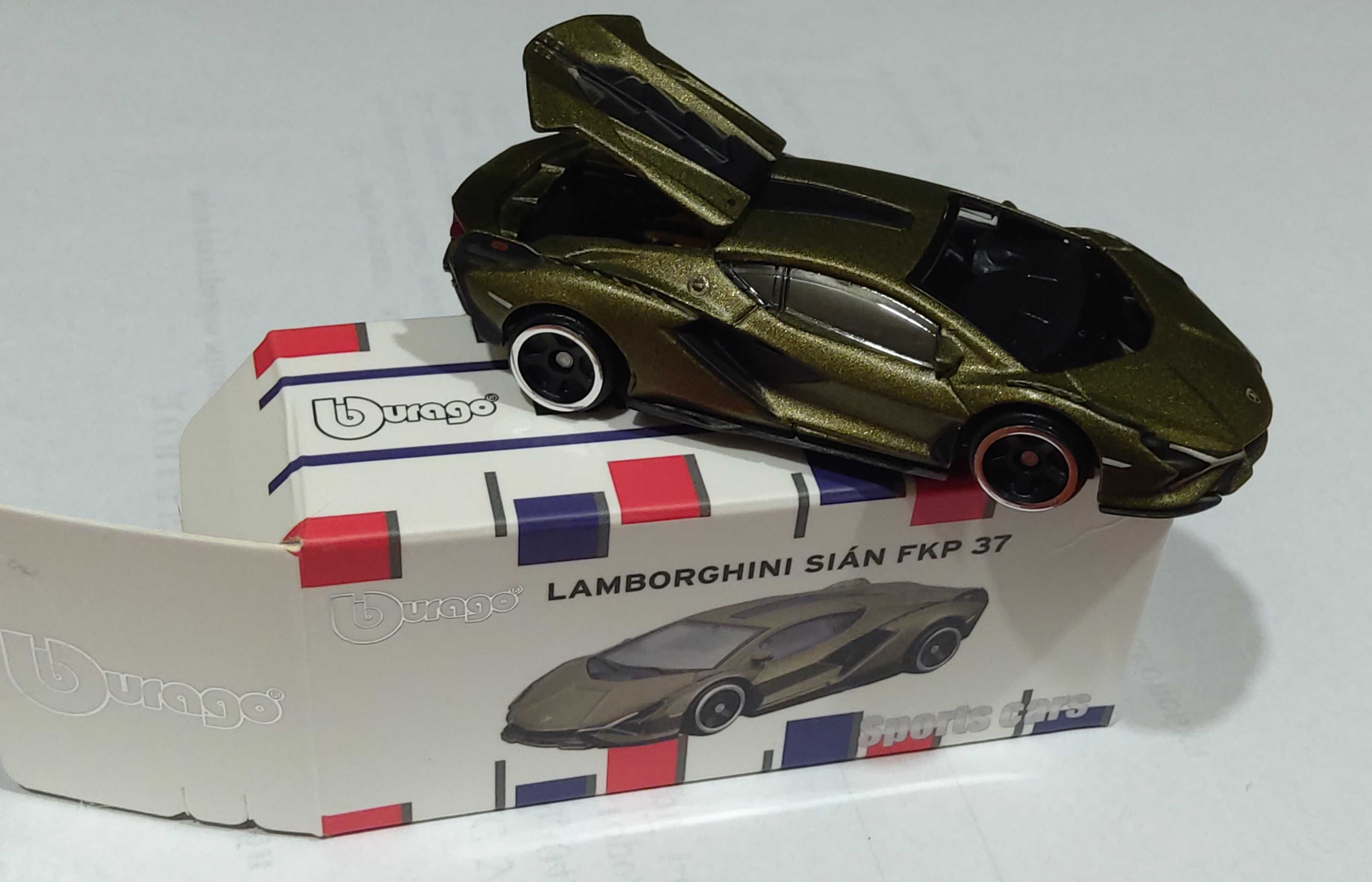 "Lamborghini Sian FKP 37" колекційна модель 1:64 від Burago/ + бонус