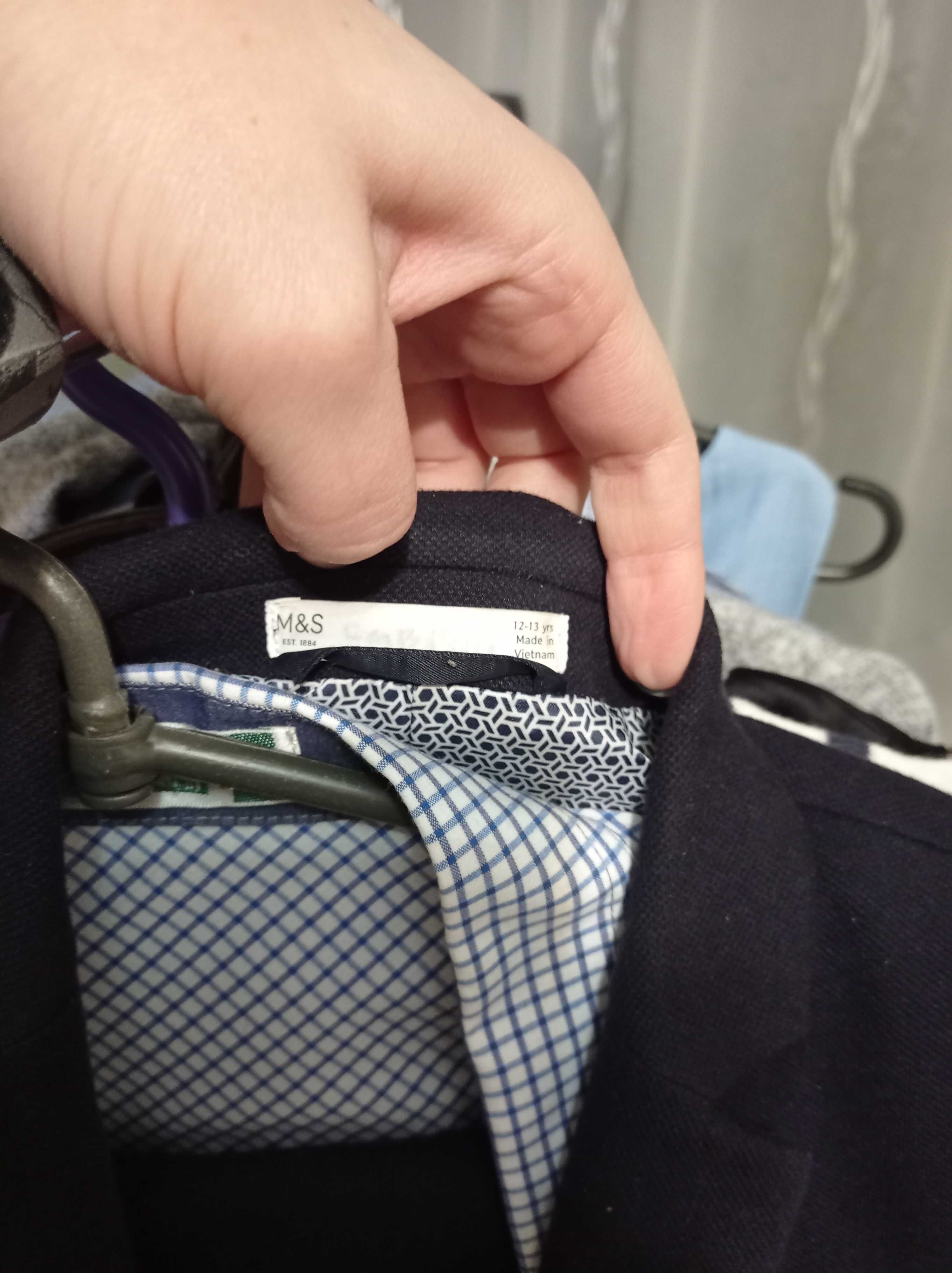 Деми пуховик для мальчика Lee Cooper, пиджак M&S,рубашка - поло