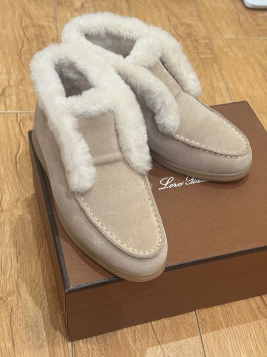 Лофери на хутрі в стилі Loro Piana