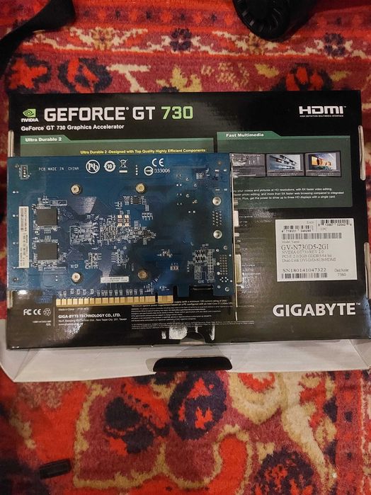 Gigabyte geforce gt 730 2048mb gddr5