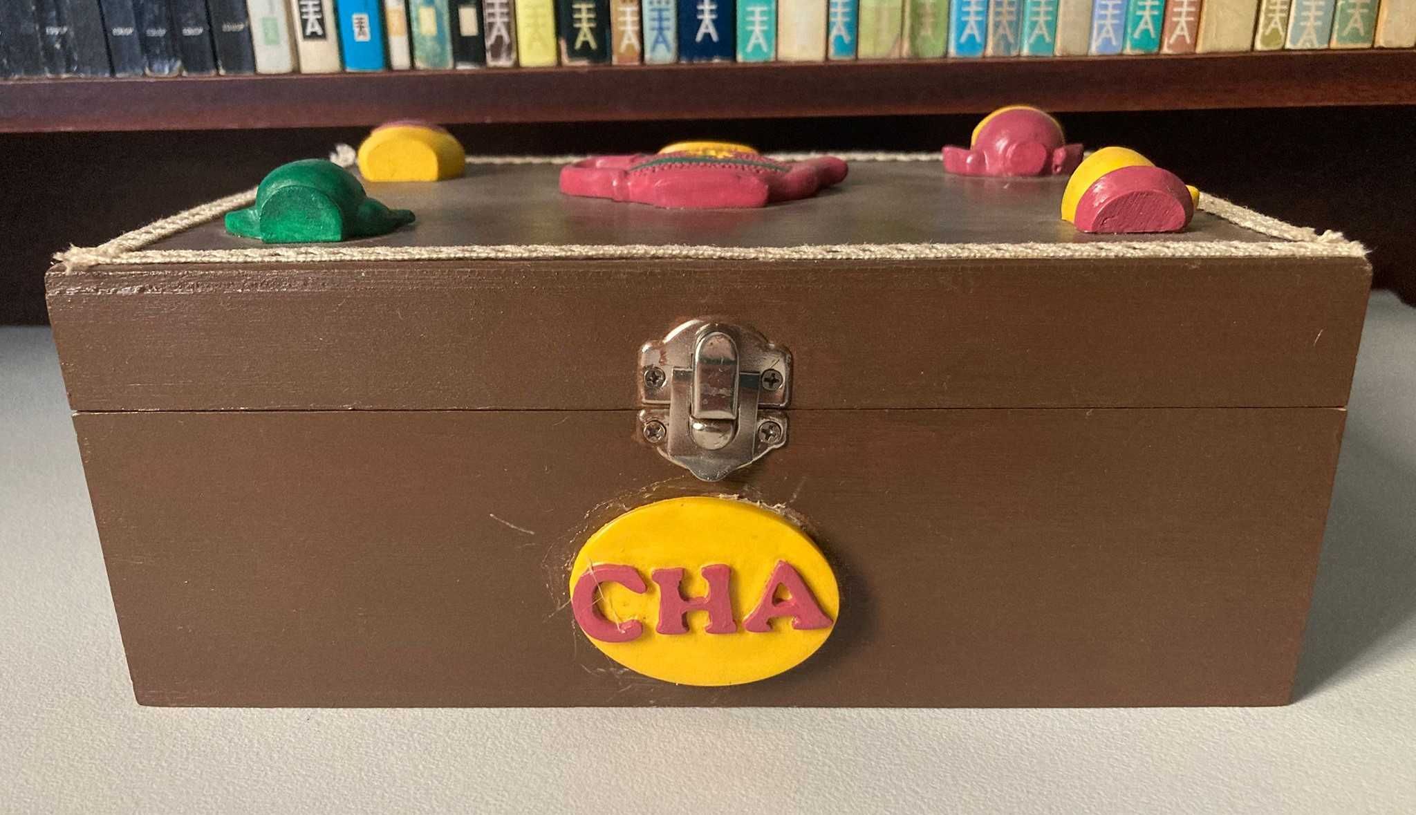 Caixa de Chá em Madeira