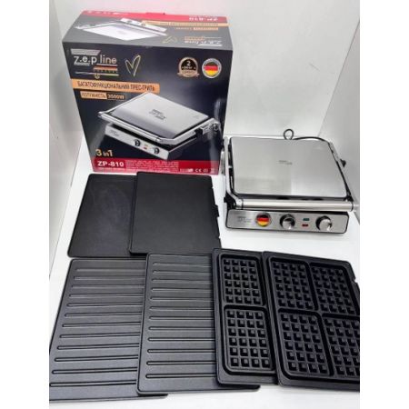 Гриль Пресс Многофункциональный  3В1 Zepline 810 3500WATT