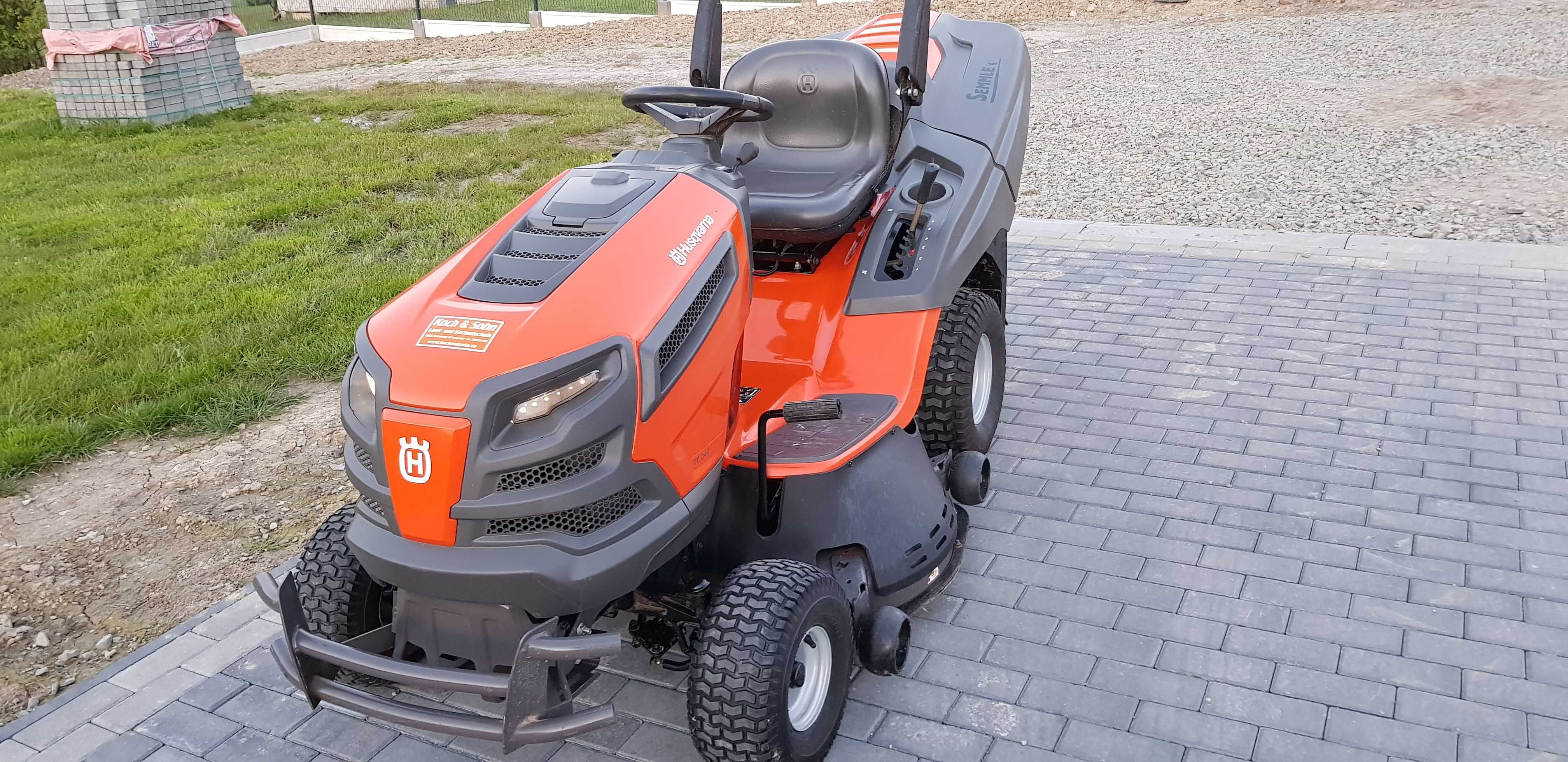 Traktorek Kosiarka Husqvarna TC 342 Pompa Super Stan Pług