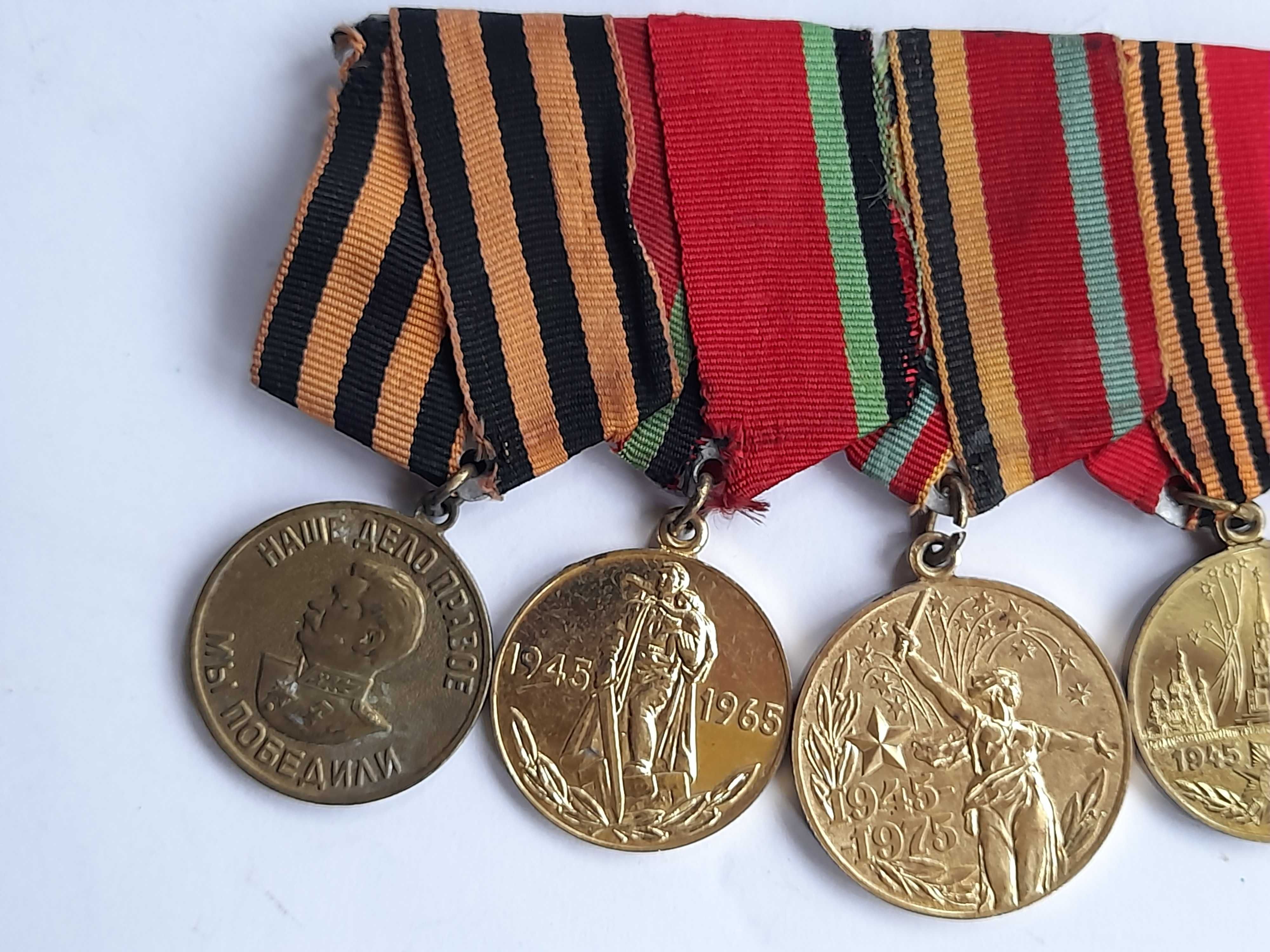 Szpanga 5 medali ZSRR Stalin Wojna Ojczyźniana
