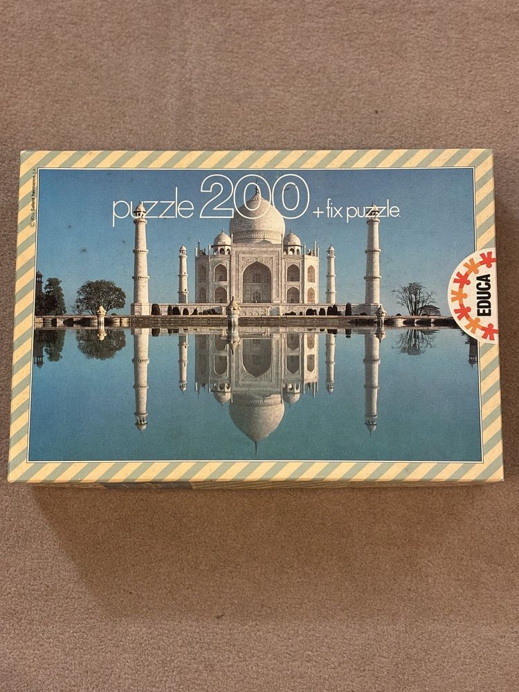 Puzzle 200 peças Taj Mahal - MUITO BOM estado