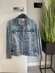 Kurtka jeansowa katana niebieska H&M