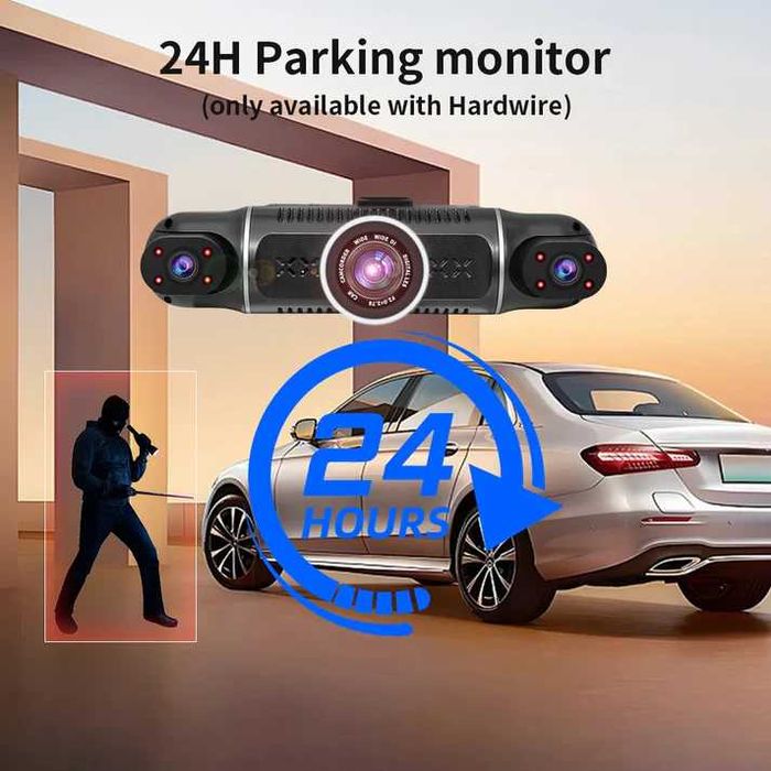 Câmara quádrupla para viatura