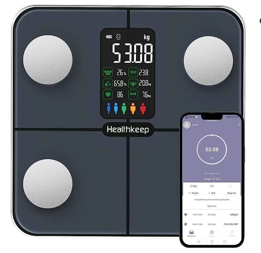Balança Healthkeep - Smart body fat scale