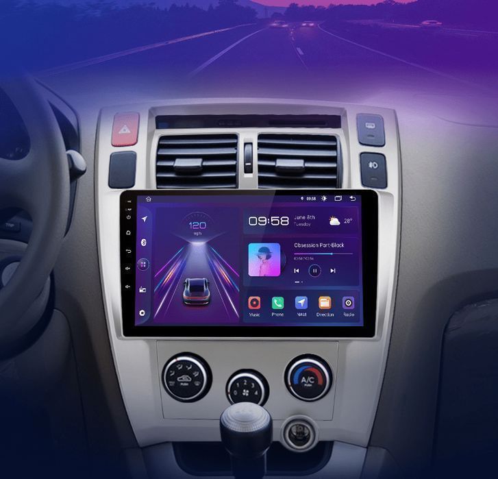 Radio nawigacja Hyundai Tucson 2006 - 2013 Carplay Android 4GB 64GB