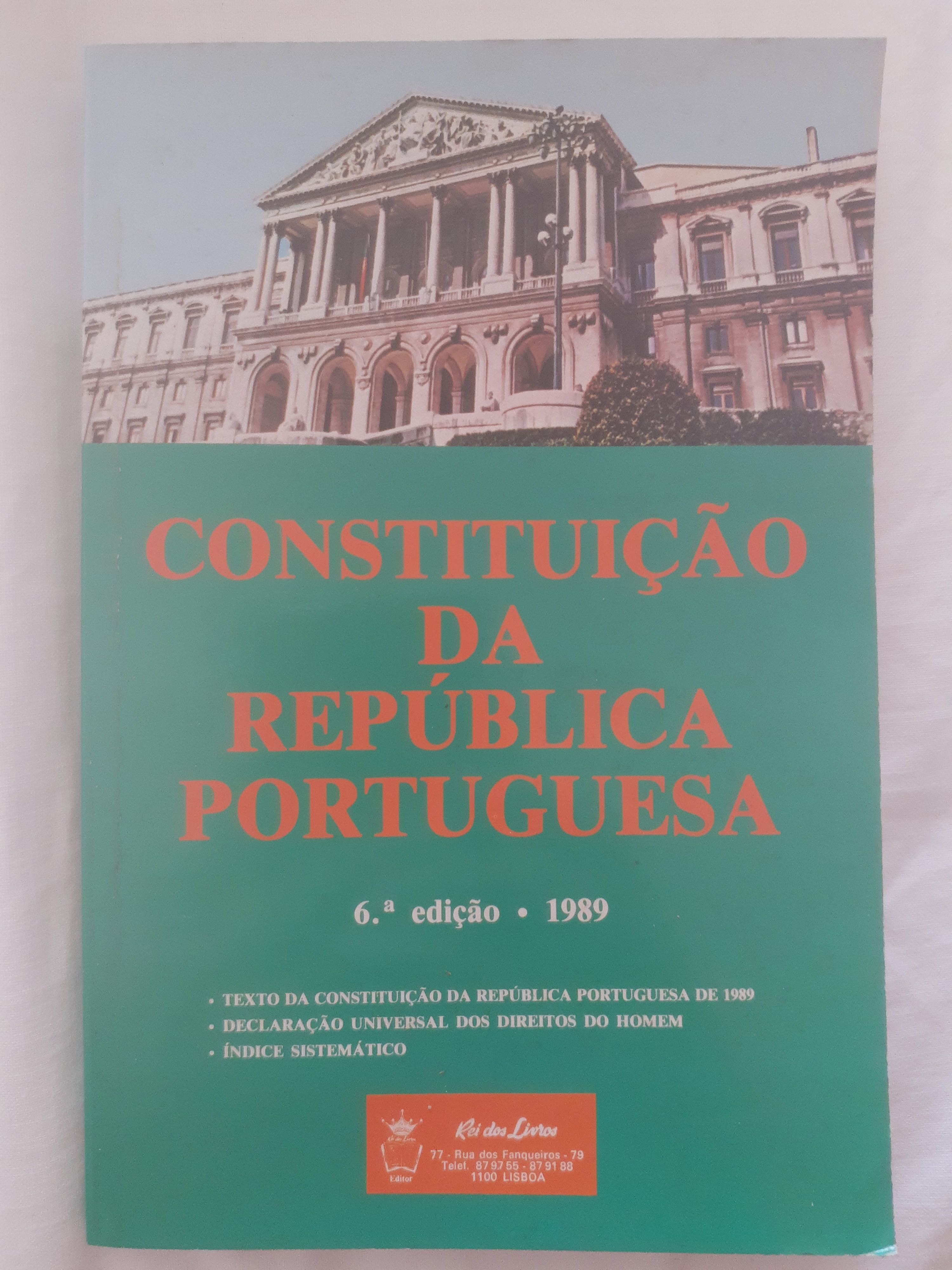 Constituição da República Portuguesa - 1989
