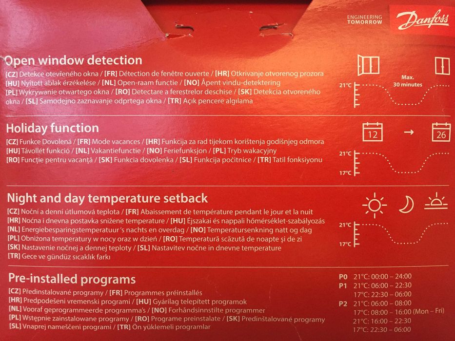 Nowy termostat elektroniczny Danfoss Eco
