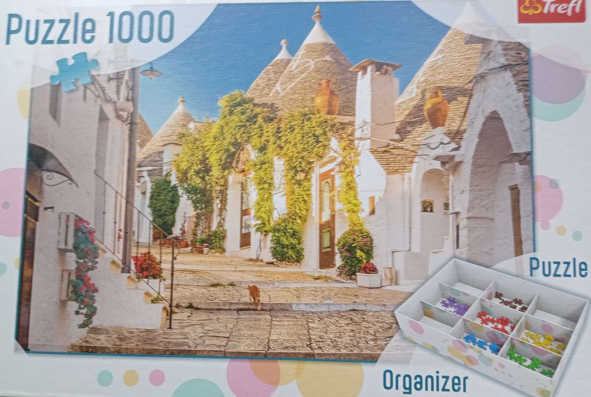 puzzle, 1000, Włochy - Alberobello, jak nowe