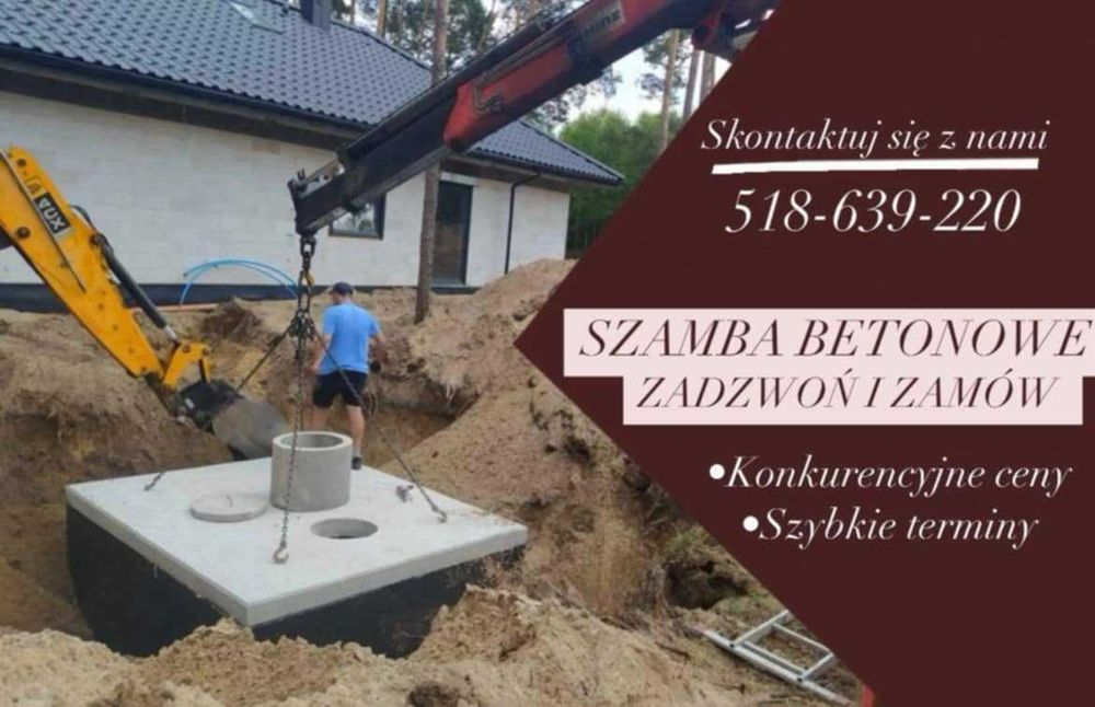 Szambo Betonowe Szamba Piwnica KANAŁ Samochodowy Piwnica