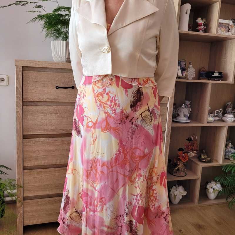 Sukienka maxi + bolerko