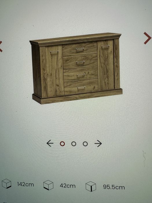 Komoda brązowa, w bardzo dobrym stanie.