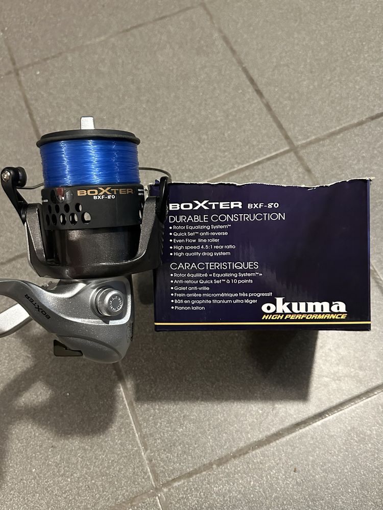 NOVO!!Carreto de pesca Okuma Boxter Bxf-80