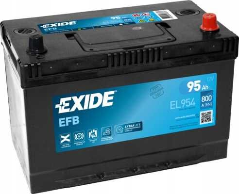 Akumulator EXIDE start-stop EFB 95Ah 800A Japan P+/L+