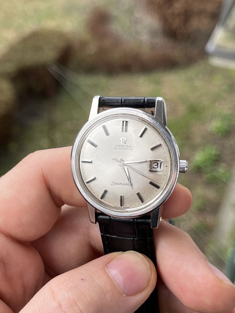 Omega automatyczny zegarek seamaster vintage lata 70