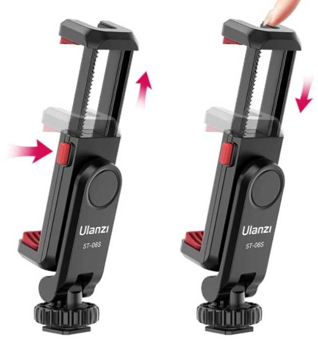 Ulanzi ST-06S Obrotowy uchwyt do telefonu 360° na statyw