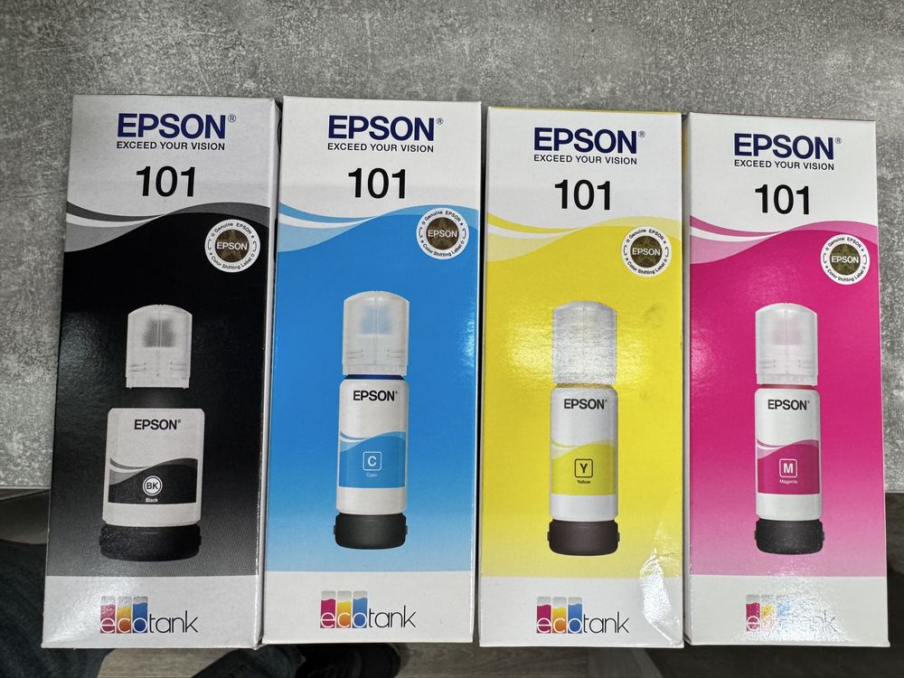 Чернила для принтера EPSON 664, 103, 101