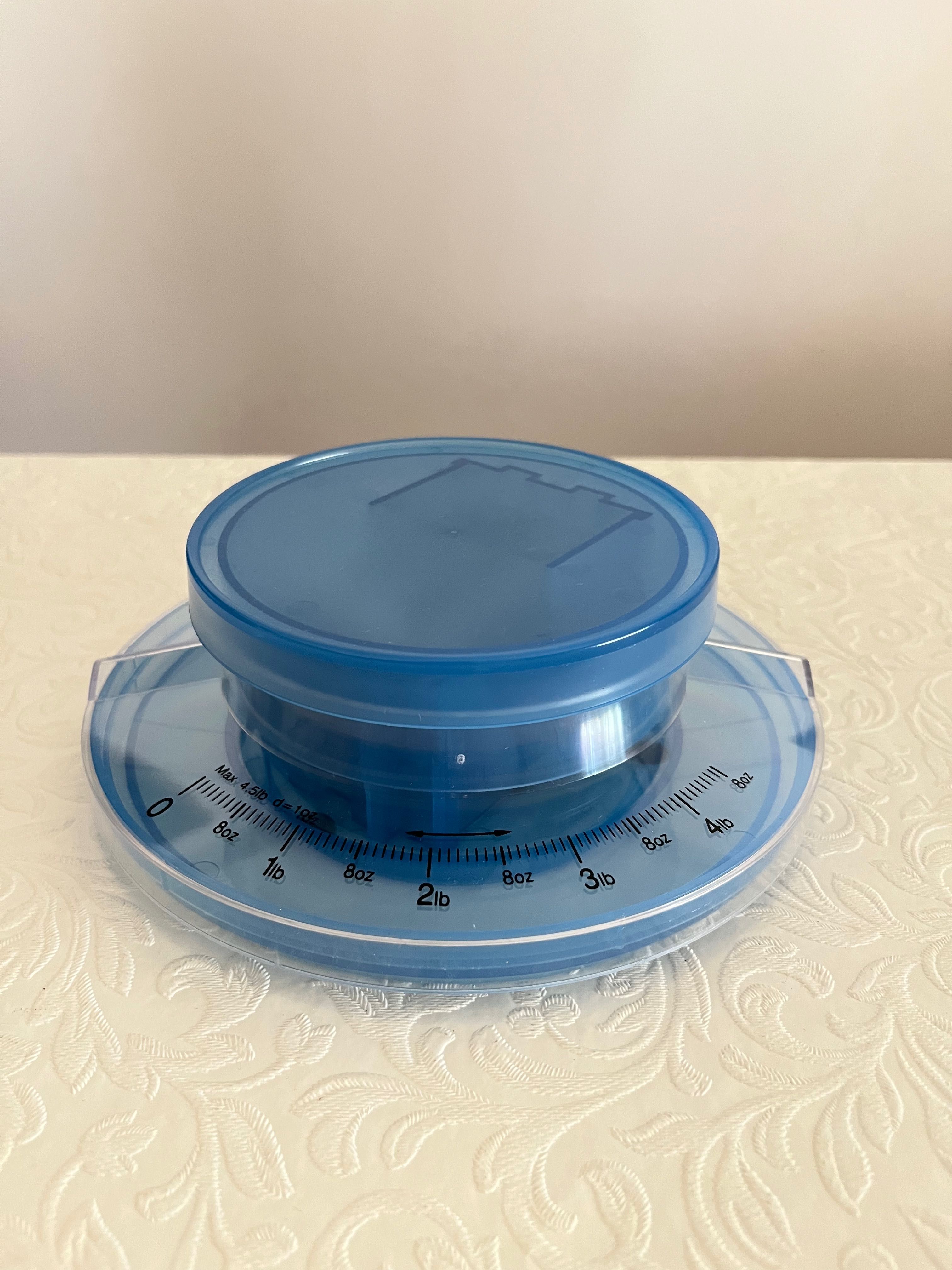 Balança de cozinha azul até 2 kg