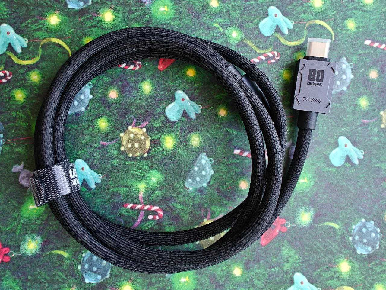Кабель USB4 ULT CableDeconn Thunderbolt 4/5 40Gbps 80Gbps 240W 0.2-3 м