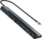 Stacja dokująca USB C Dual Monitor koncentrator 12w1 NewQ
