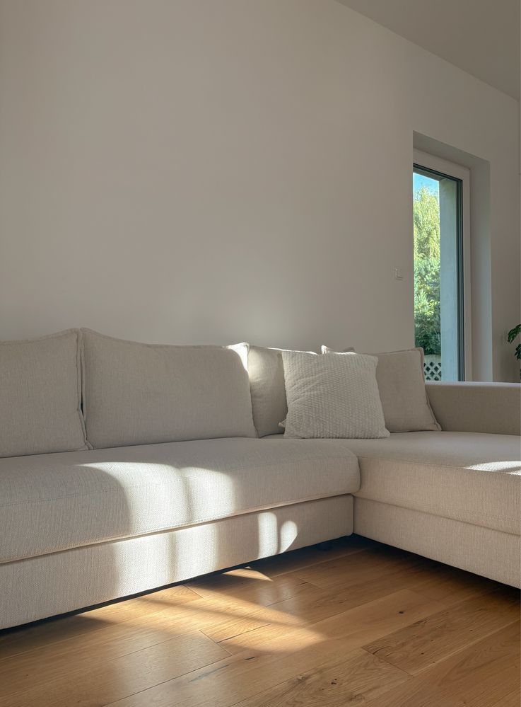 Sofa 5-osobowa Lilviken Beliani w kolorze kremowym