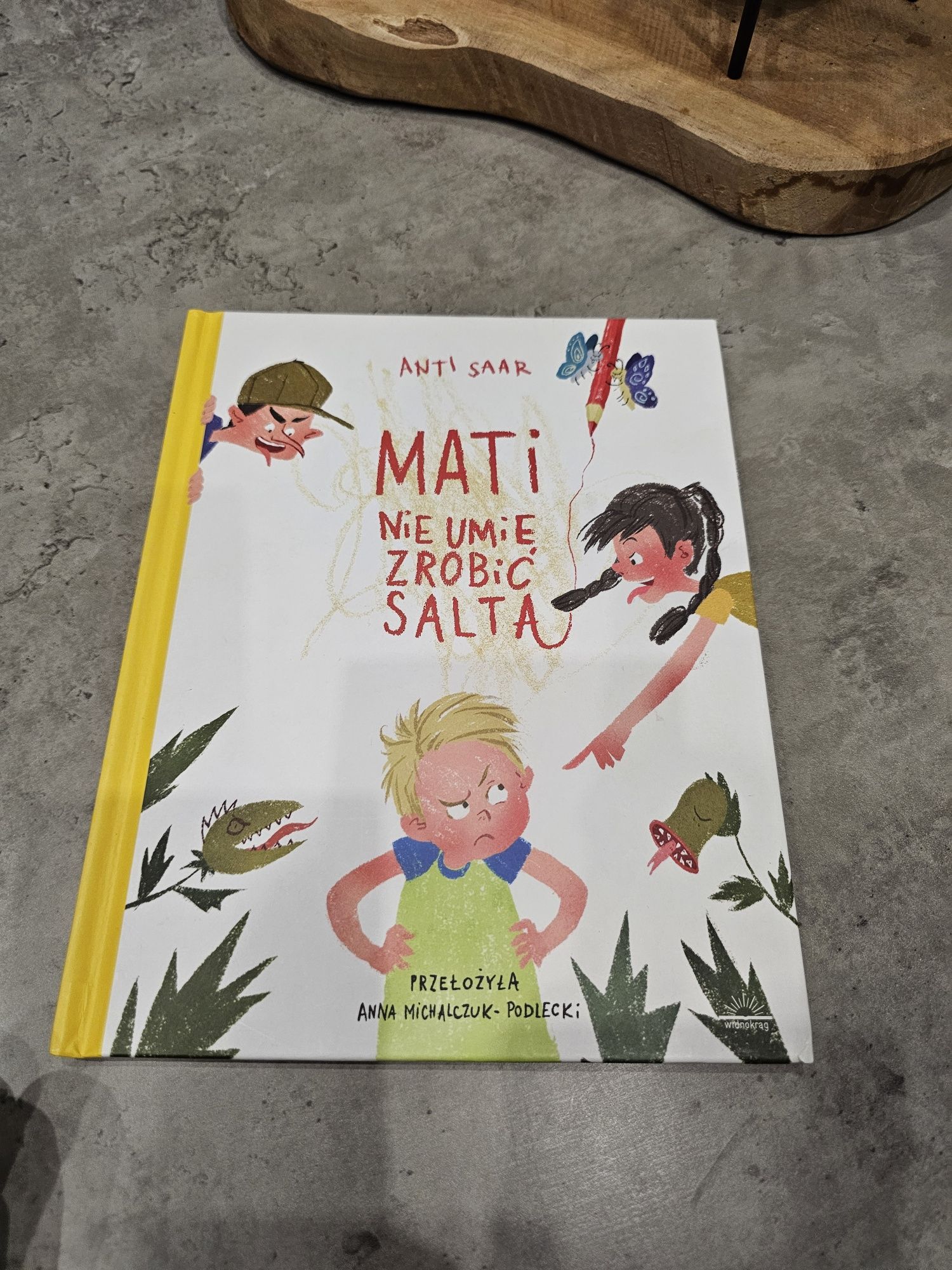 Mati nie umie zrobić salta  edukacyjna książka dla dzieci