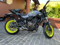 Yamaha MT07A, 2017, A2 (35 kW) PEŁNA MOC, bezwypadkowa, polski salon