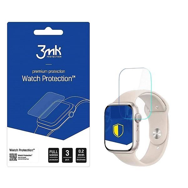 Folia ochronna 3mk Watch Protection™ v. Arc+ na Apple Watch 8/9/41mm