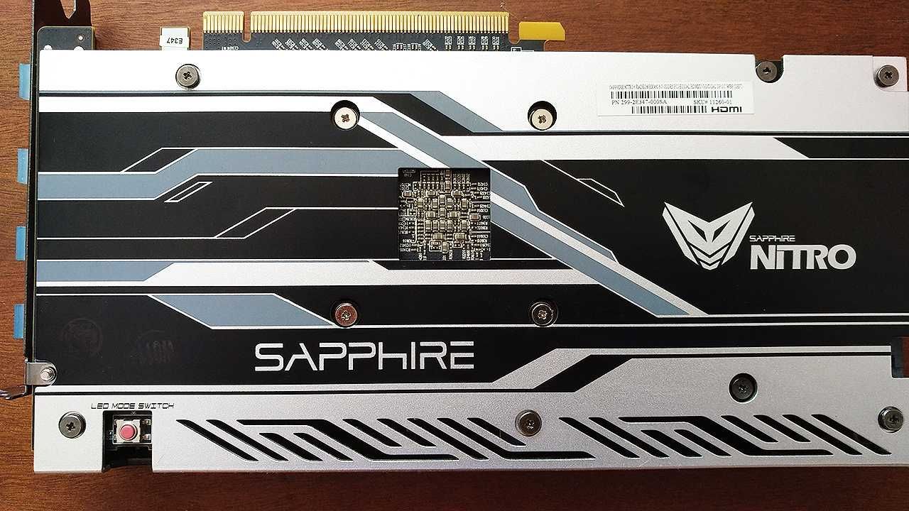 Відеокарта SAPPHIRE NITRO+ Radeon RX480 8G GDDR5 DUAL OC