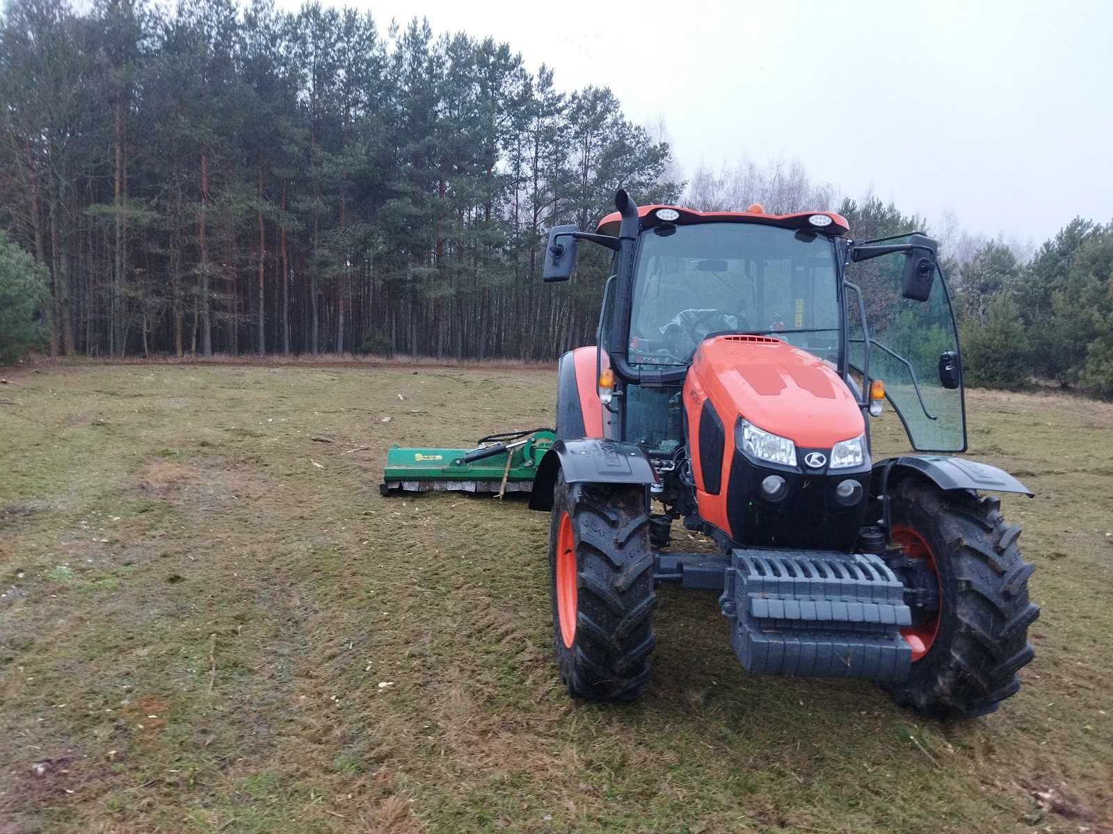 Koszenie łąk trawy mulczowanie mulczer czyszczenie działek rębak