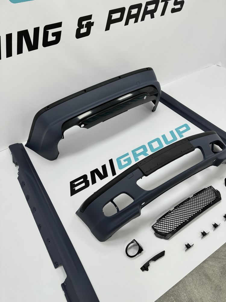 Обвіс bmw e46 1998-2005 рік m-tech передній задній пороги
