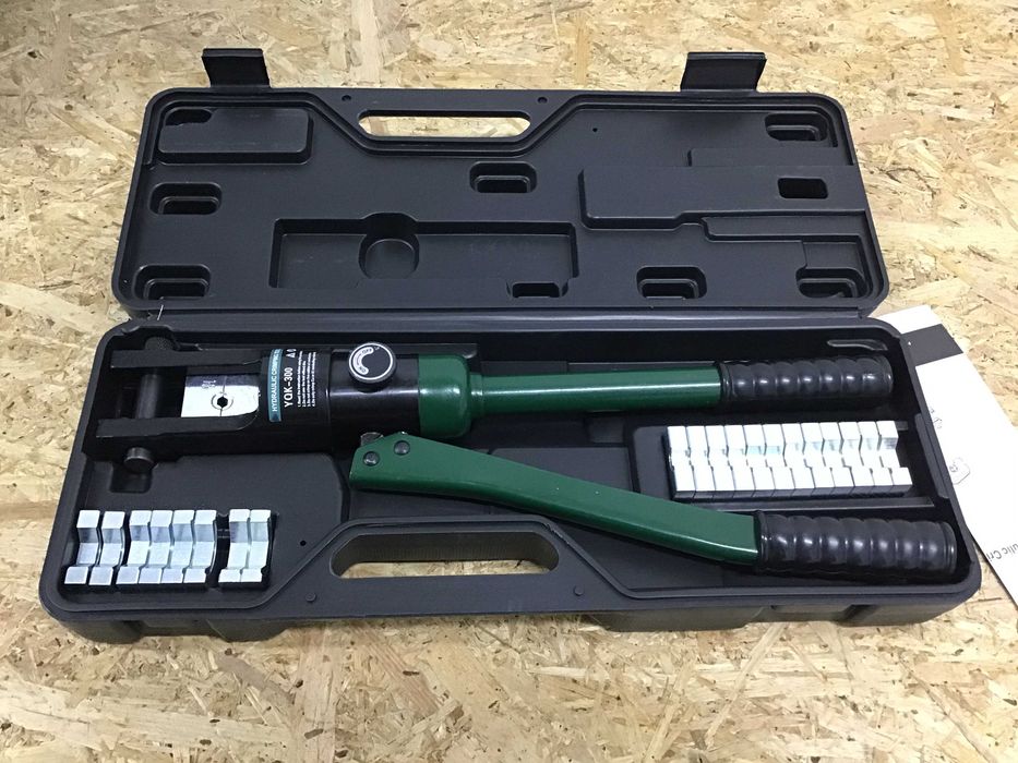 zaciskarka praska hydrauliczna do kabli tulejek 16–300 mm 120kn