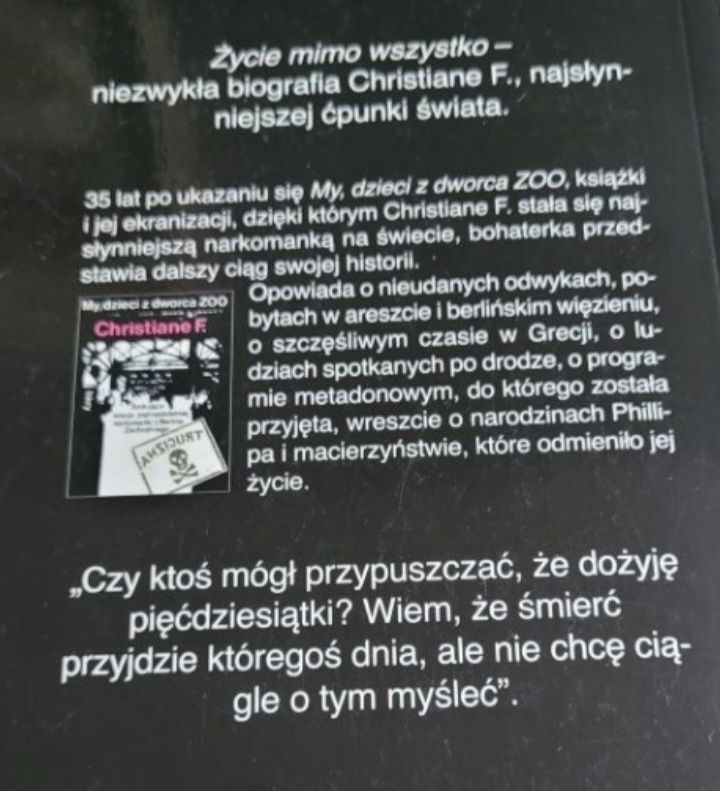 Zestaw Zycie mimo wszystko + Pamietnik narkomanki