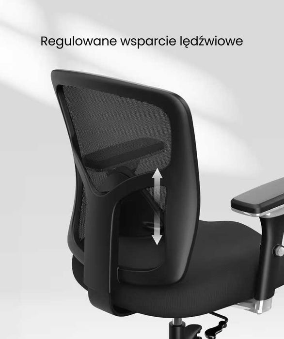 Nowy fotel biurowy /krzesło komputerowe /227kg /C3 / regulowany !K511!