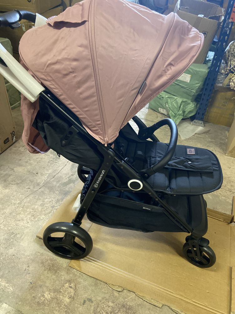 Wózek spacerowy Kinderkraft różowy Grande Plus