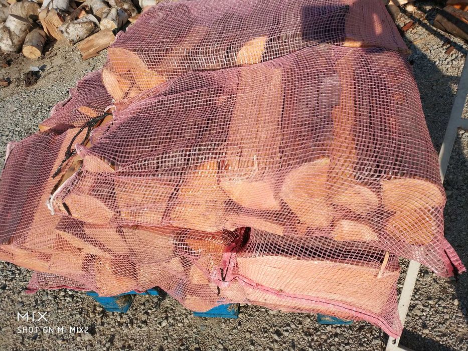 Drewno do wędzenia na ognisko ,opałowe Dąb Olcha Brzoza na worki  40 l