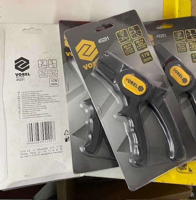 Ściągacz izolacji automatyczny z obcinakiem 4szt.