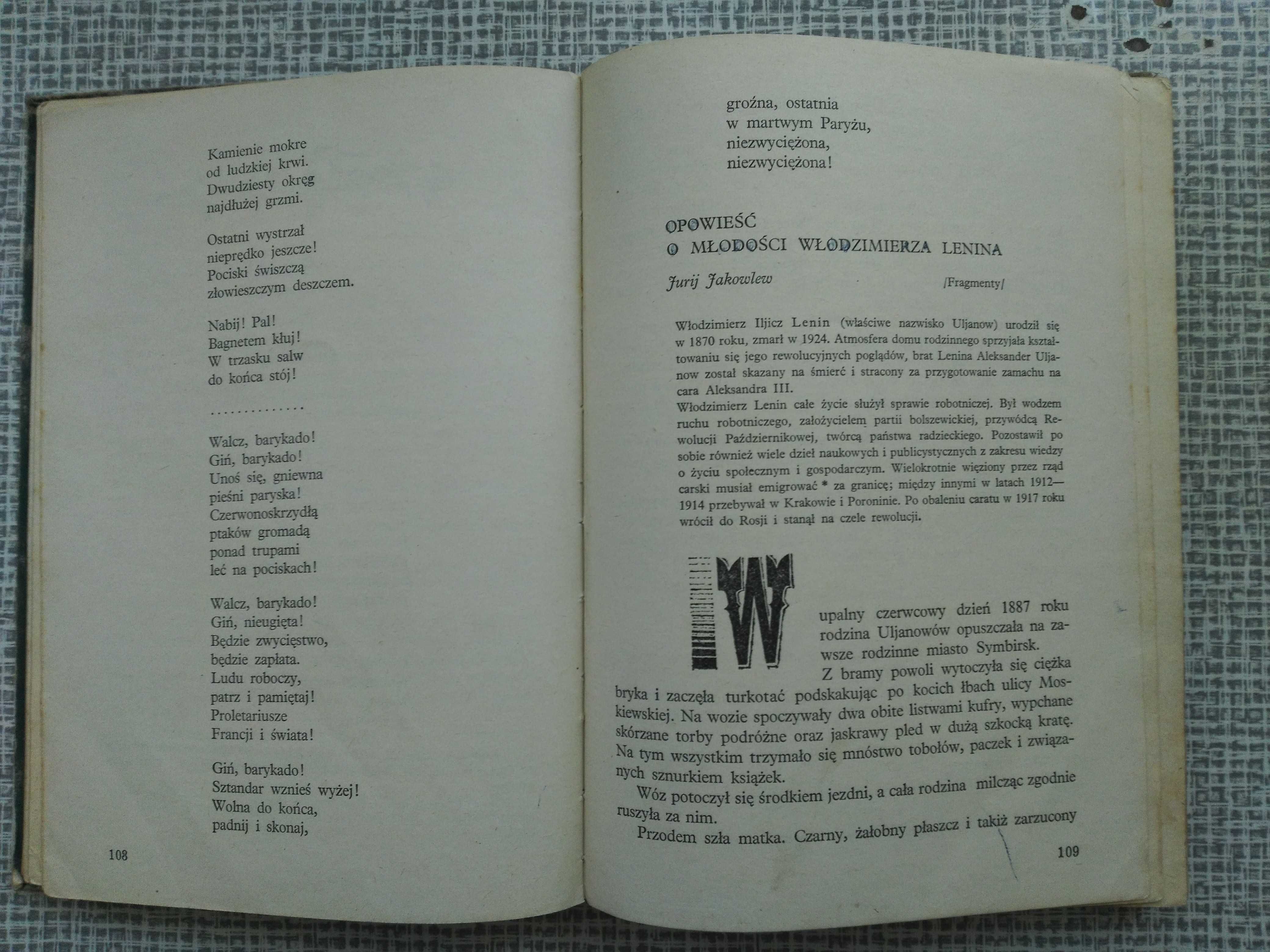 podręcznik szkolny do kl VI 1971 prl