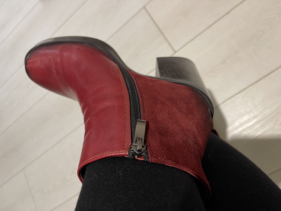 Ботики кожа натуральная, размер 40