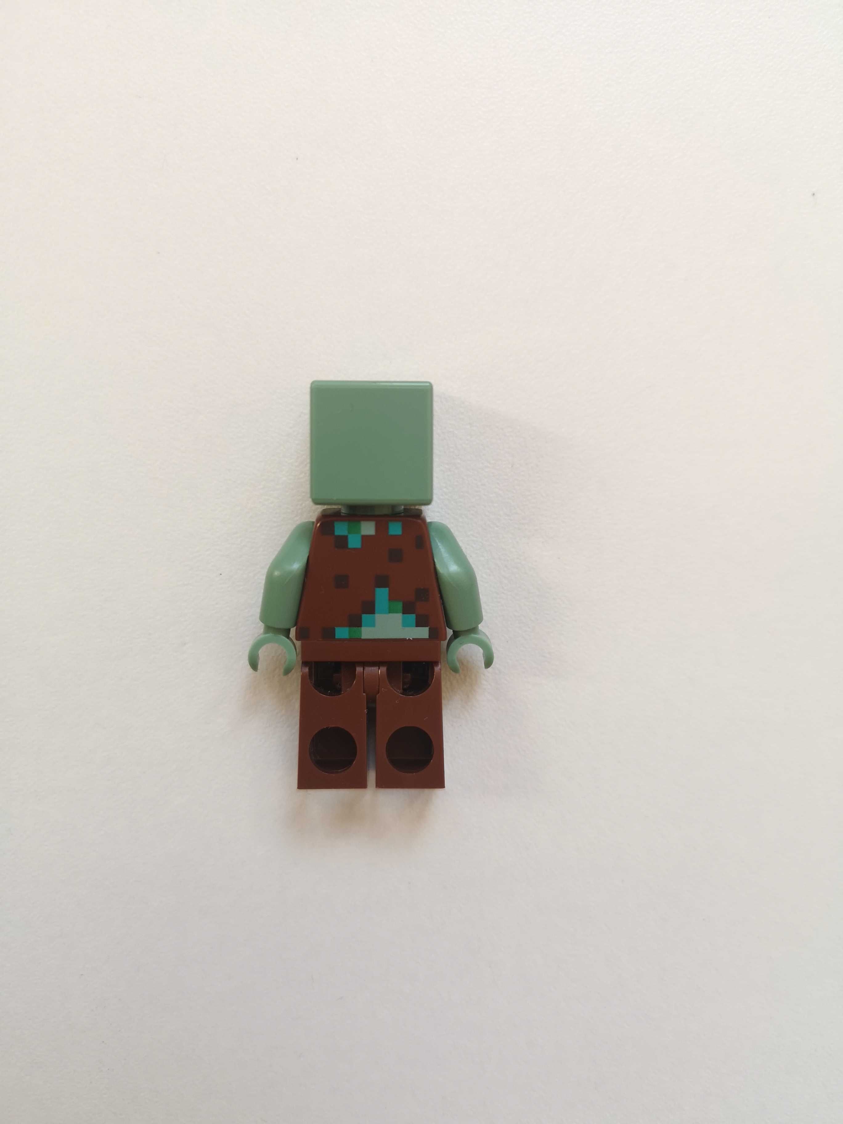 Figurka ludzik LEGO klocki Minecraft postać Zombie / Utopiec min088