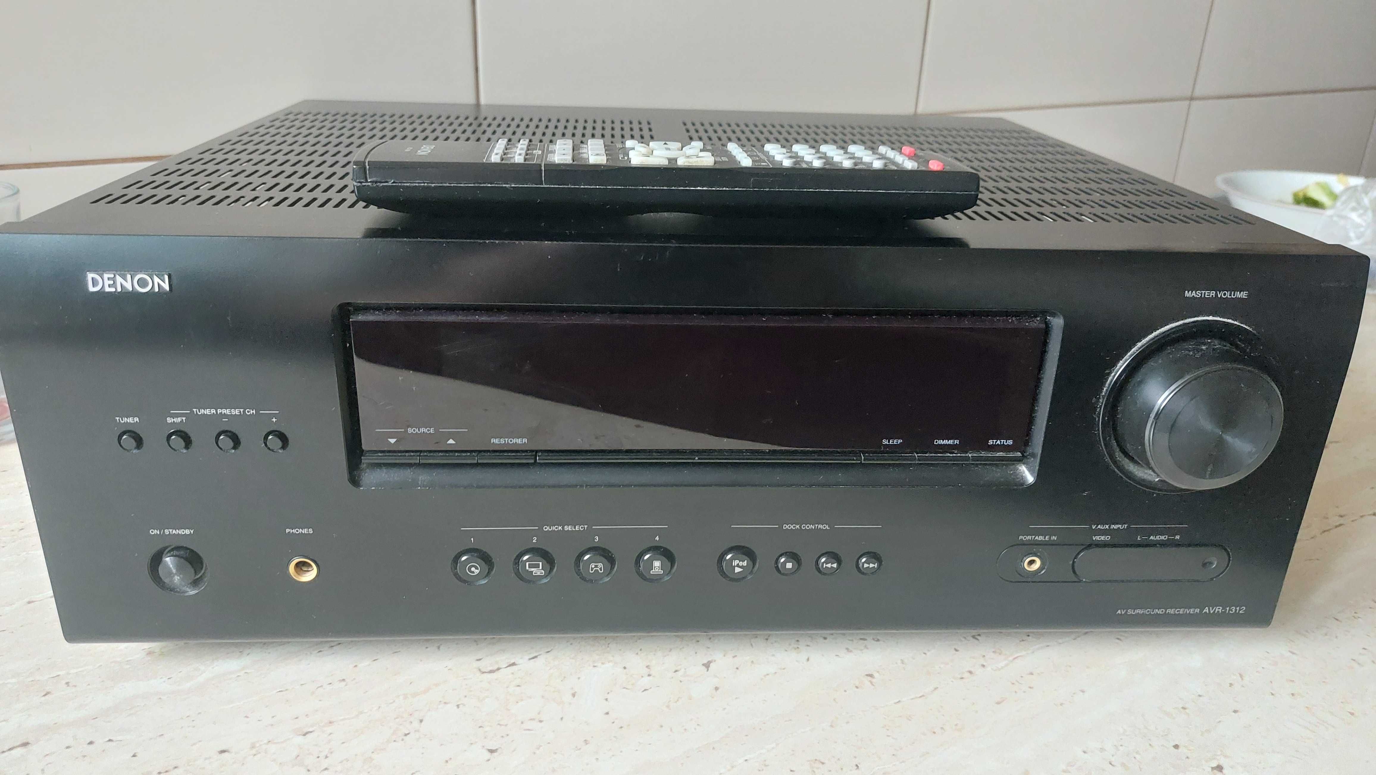 Amplituner Denon AVR-1312 5.1, używany, sprawny 100%