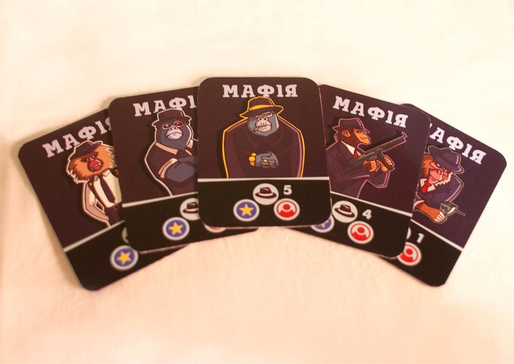 Карткова настільна гра «Monkey Mafia” (игра, nft)